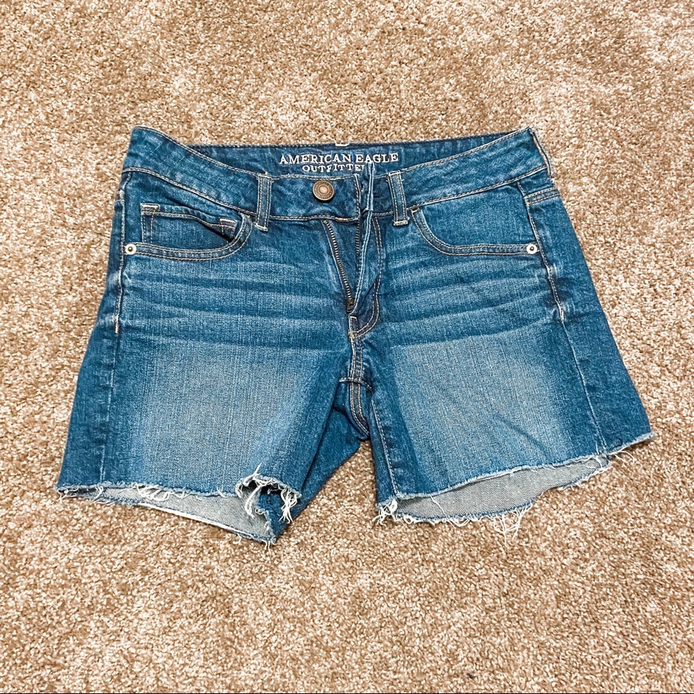 [AEO] Midi Denim Shorts